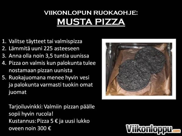  Musta Pizza
