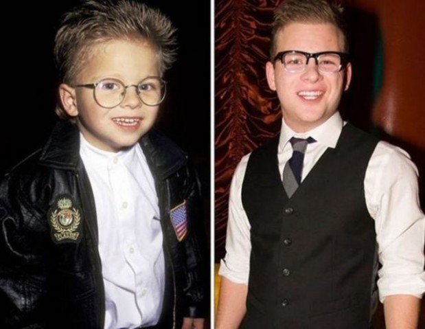 Jonathan William Lipnicki vuonna 1996 ja nykyään