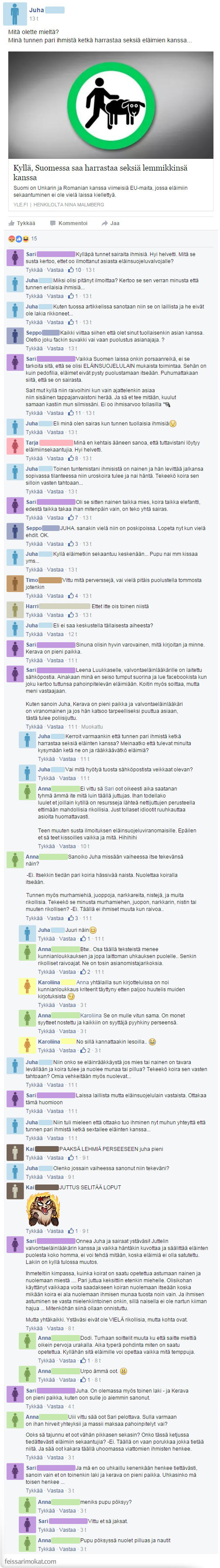 elaimiinsekaantujat