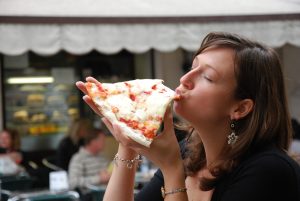 Dgustation de la pizza